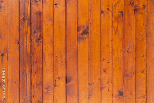 Orange Painted Vertical Wooden Panels