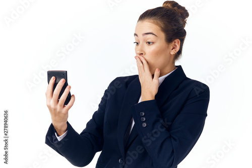 woman with mobile phone