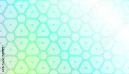 Vector geometric pattern. Triangles curved line. For wallpaper, presentation background, interior design, fashion print. Gradient color