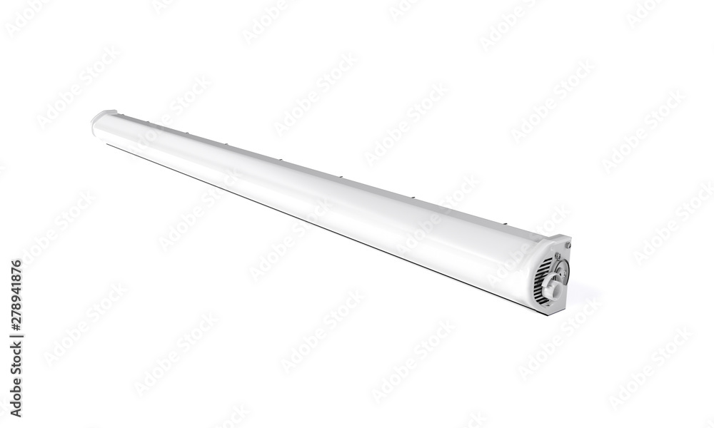 fluorescent lamp 3d render on a white background fluorescent lamp 3d render on a white background