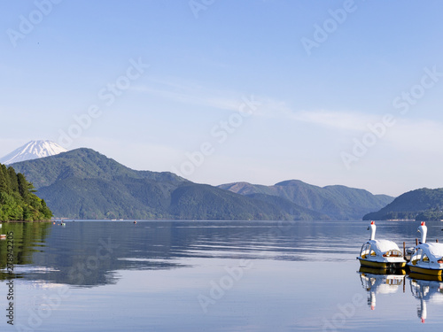 富士山とスワンボート