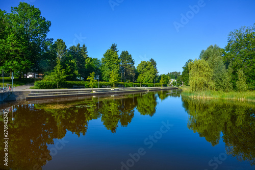 Schwenninger Stadtpark Möglingshöhe in Villingen-Schwenningen im Schwarzwald / Deutschland photo