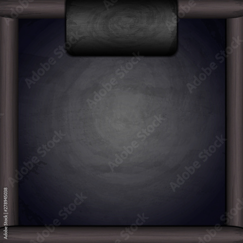 Blank black chalkboard blackboard background