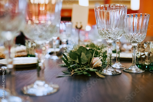 Decoración de la ceremonia de boda photo