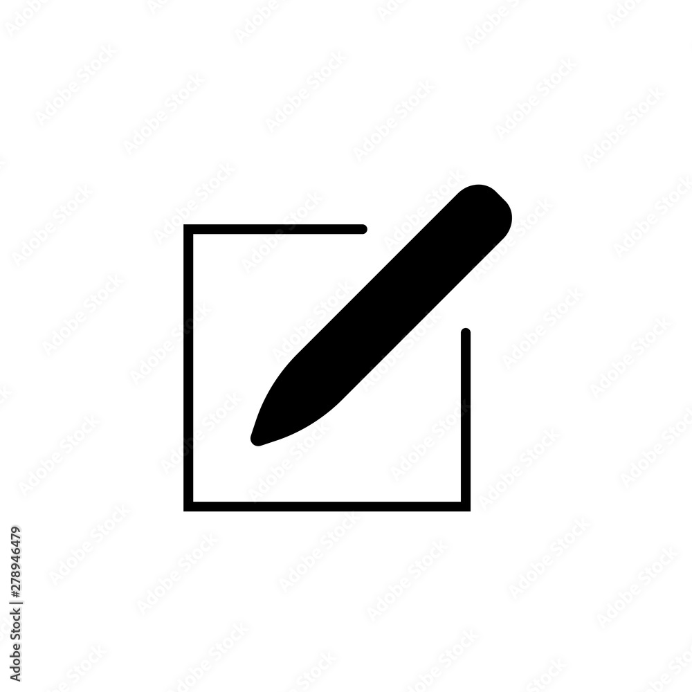 Sticky Note, Notepad Icon Vector Logo Design Template Sticky Note, Notepad Icon Vector Logo Design Template