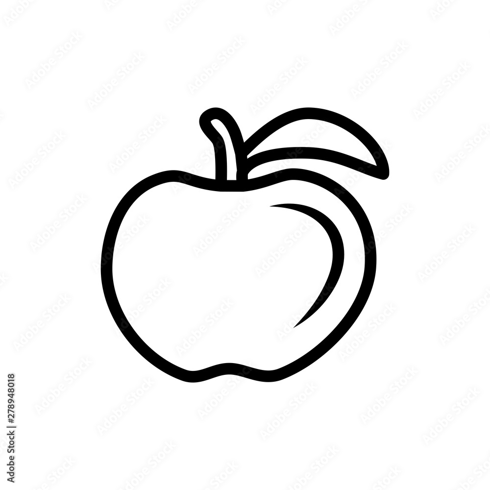 apple icon vector flat design apple icon vector flat design