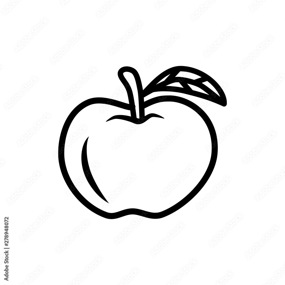 apple icon vector flat design apple icon vector flat design