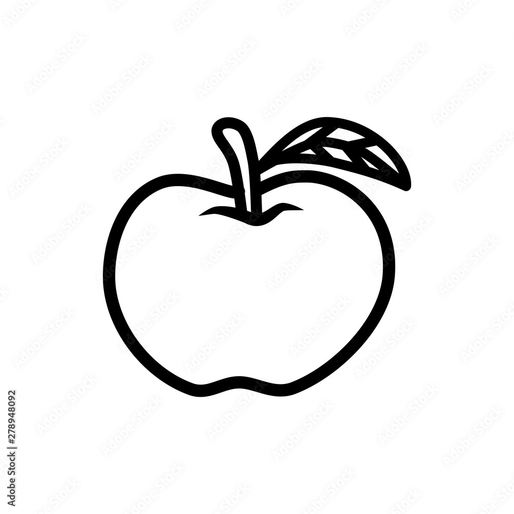 apple icon vector flat design apple icon vector flat design