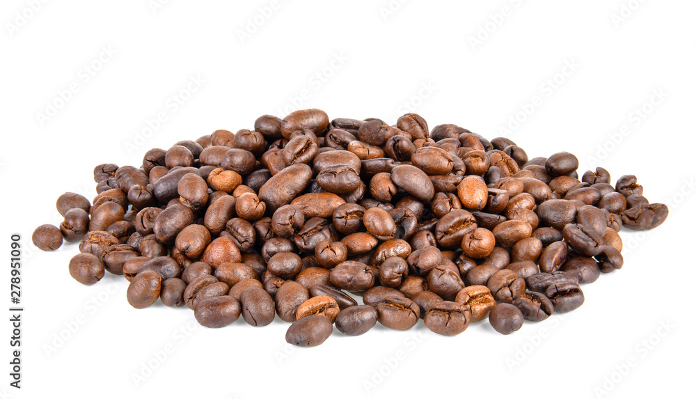 coffee beans isolated on white background coffee beans isolated on white background