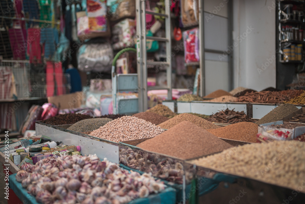 Marchand d’épices au Maroc