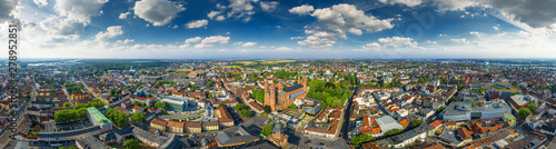 360   aerial sky panorama of worms germany