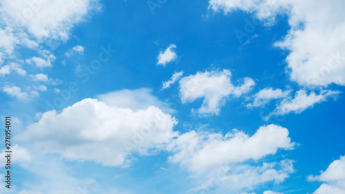 Blue sky with cloud background