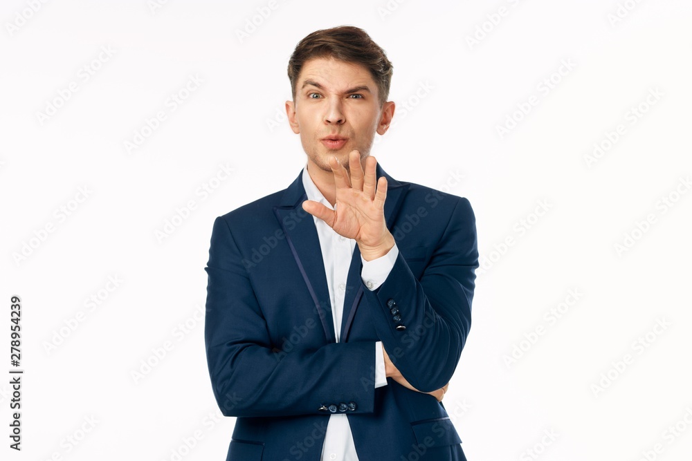 portrait of a businessman isolated on white portrait of a businessman isolated on white