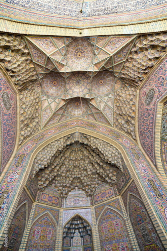Nasir-ol-molk Mosque or Pink Mosque  Shiraz  Fars Province  Iran  June 24  2019