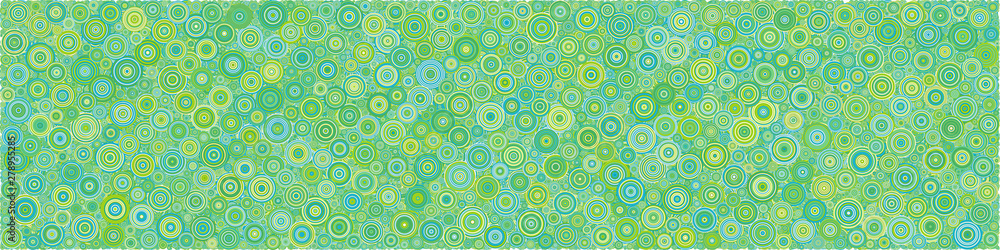 Abstract Generative Art color distributed circles dots background illustration