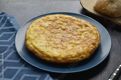 traditional spanish omelette with potatoes © Ana Belen Garcia 