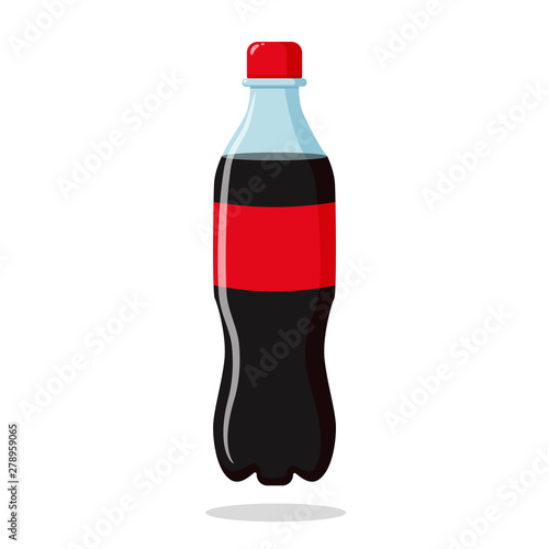 Cola soda in plastic bottles Drink to crave for a refreshing feeling.