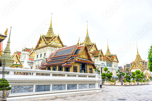 One landmark of the Grand Palace is a complex of buildings at the heart of Bangkok, Thailand.  © dsom