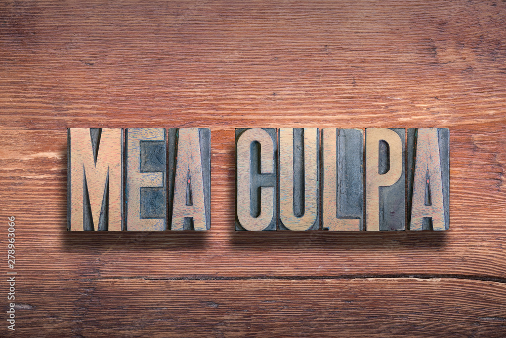 Afbeeldingen over "Mea Culpa" – Blader in stockfoto's, vectoren en video's  over 62 | Adobe Stock