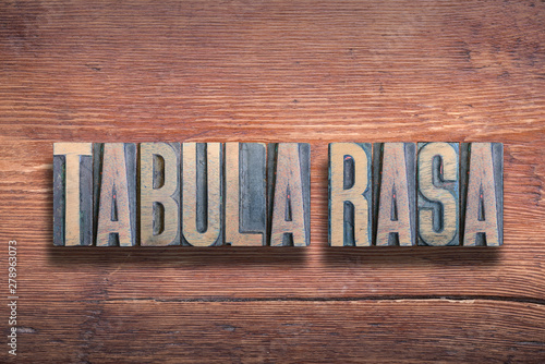 tabula rasa wood