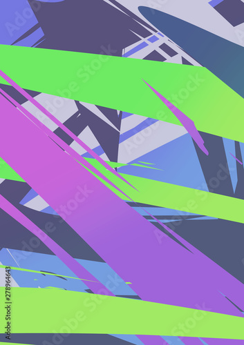 Abstract colorful geometric background, poster.