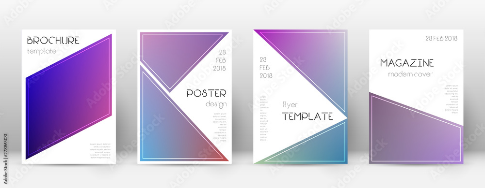 Flyer layout. Triangle outstanding template for Br Flyer layout. Triangle outstanding template for Br