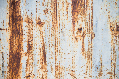 Old rusted wall close up