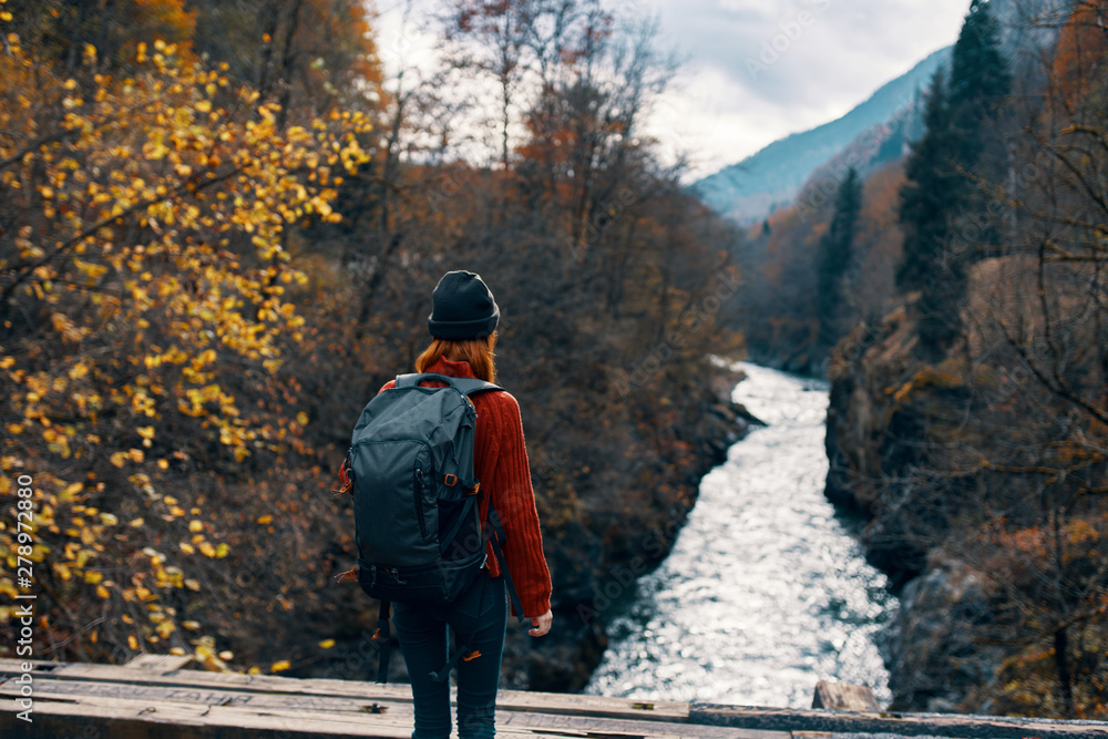 hiker in the mountains hiker in the mountains