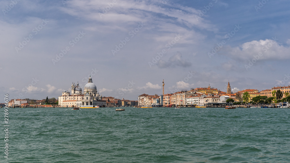 Panoramic view of Venice Italy