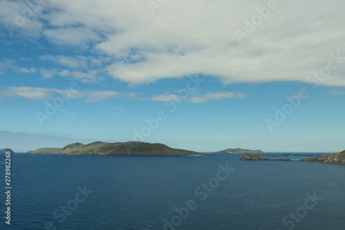 view of the Irish Blasket Islands