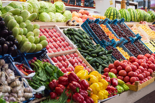 Vegetable farmer market cou...