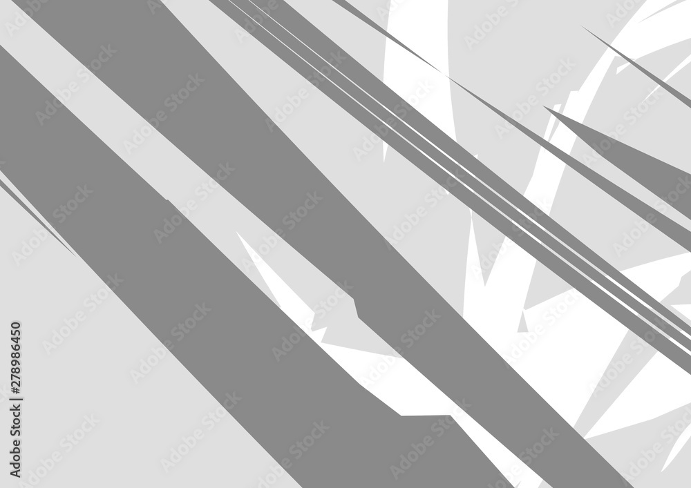 Fototapeta premium Black and white abstract background. geometric shapes. Poster.