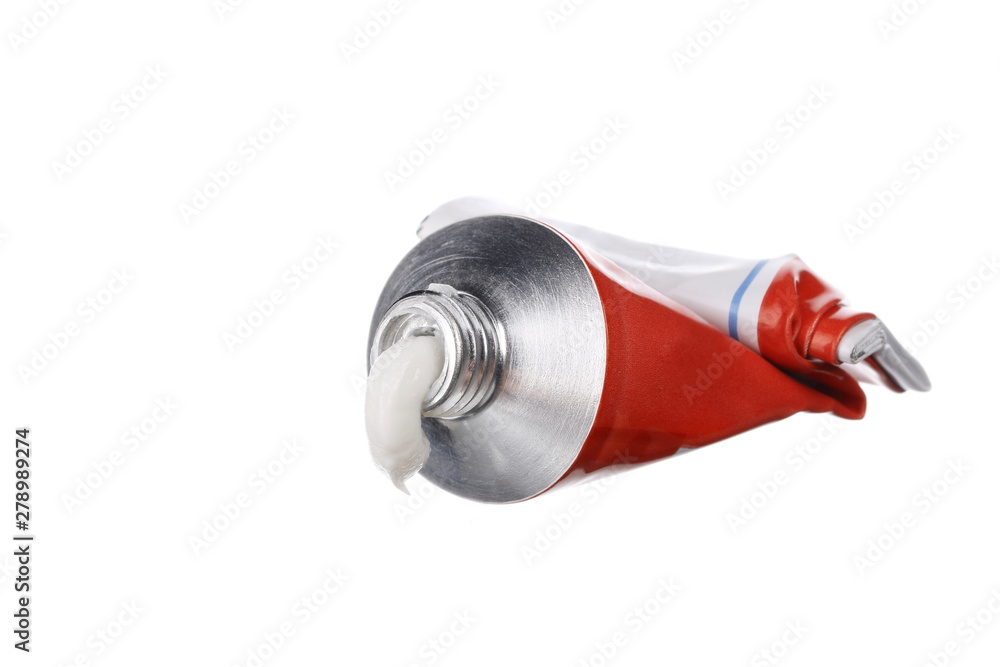 squeezed ointment tube, health care and medicine squeezed ointment tube, health care and medicine