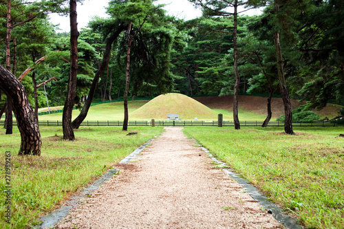 Taehae Royal Tomb in Gyeongju-si, South Korea photo