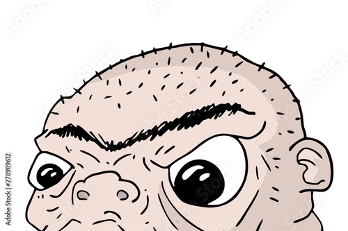 ugly expression draw