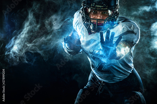 American football sportsman...