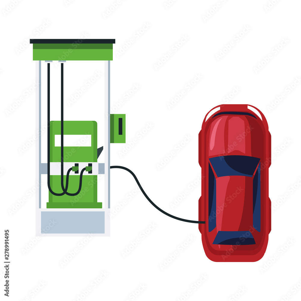 Obraz premium car transport sedan vehicle cartoon
