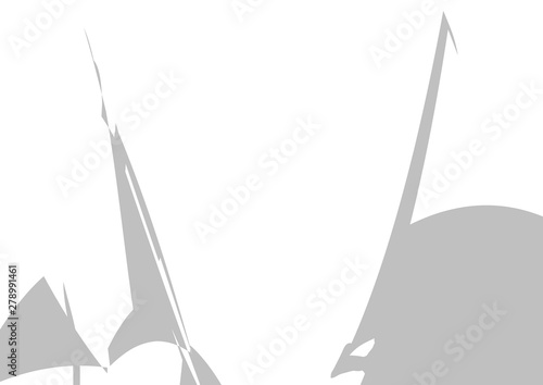 Black and white abstract background. geometric shapes. Poster.