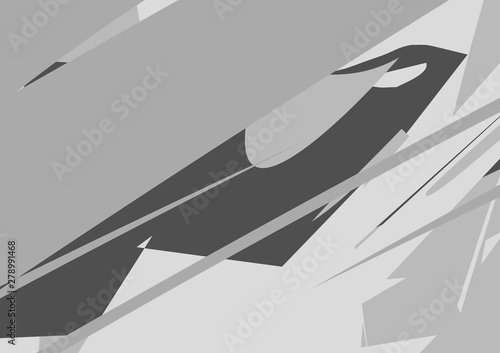 Black and white abstract background. geometric shapes. Poster.