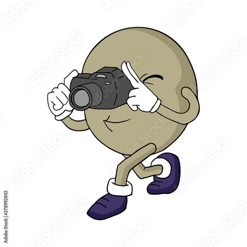 funny photographer illustration
