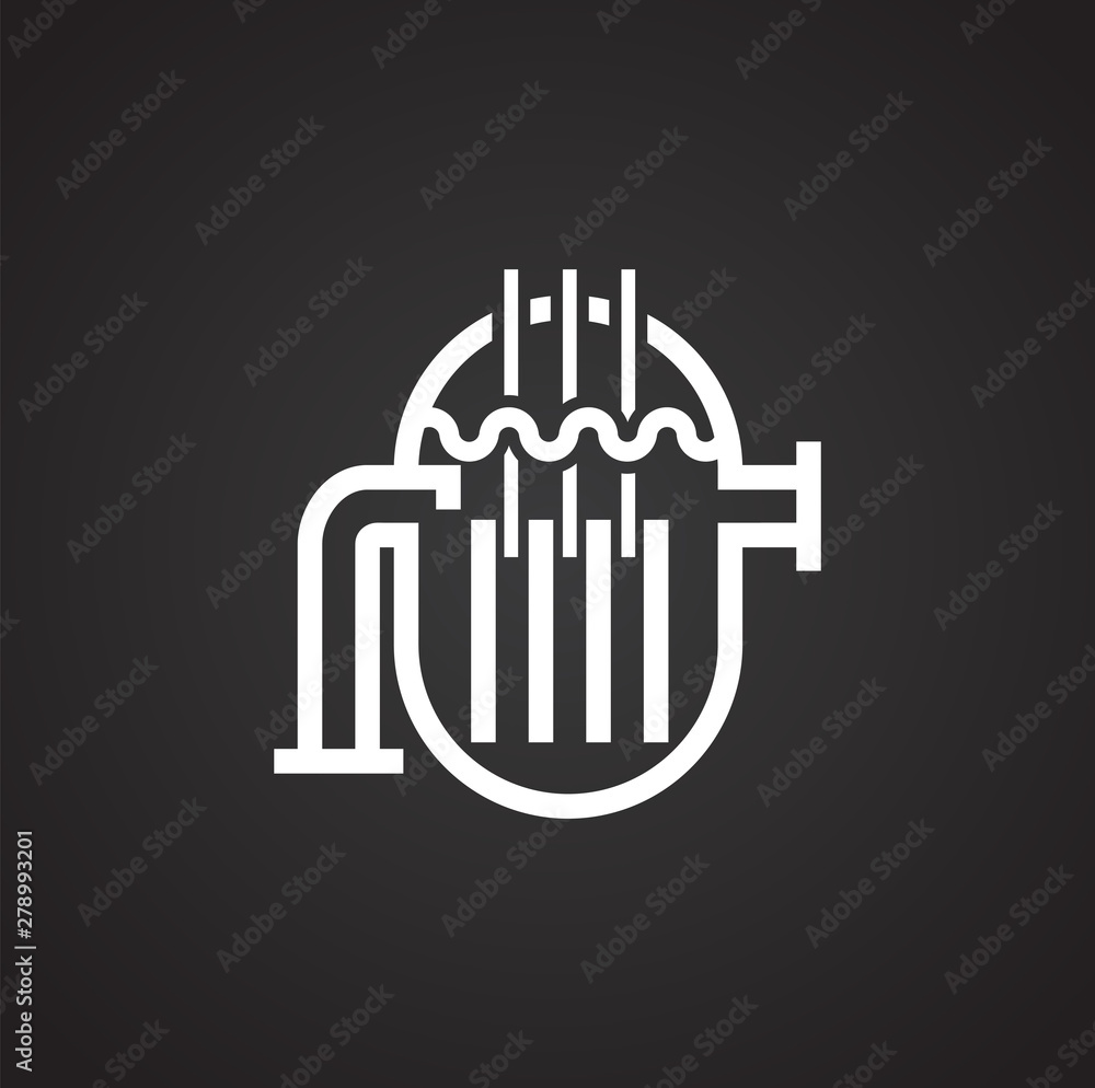 Radiation related icon on background for graphic and web design. Simple illustration. Internet concept symbol for website button or mobile app. Radiation related icon on background for graphic and web design. Simple illustration. Internet concept symbol for website button or mobile app.