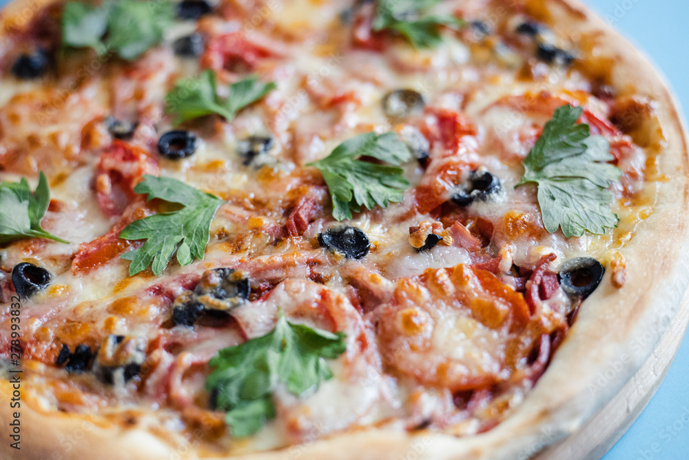 pizza with mushrooms and cheese pizza with mushrooms and cheese