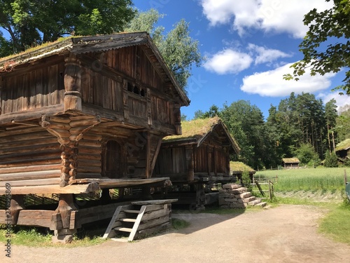 Photography old house in Oslo village