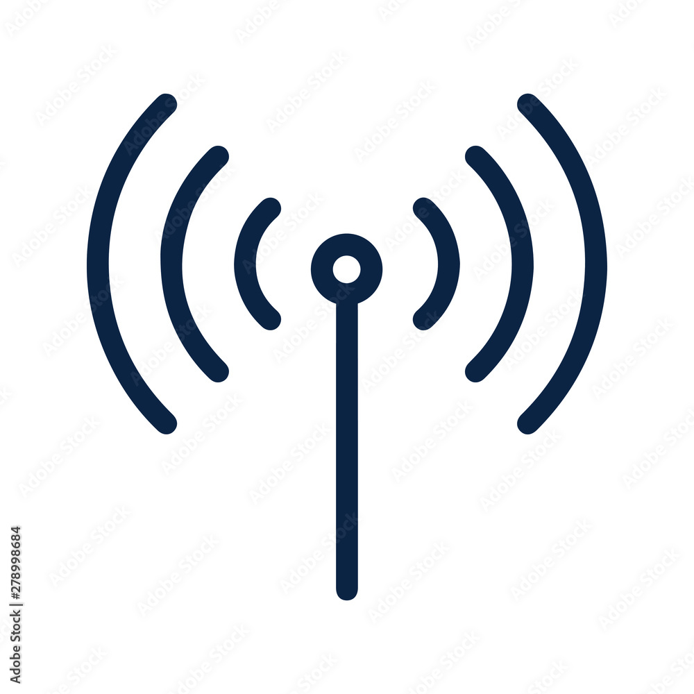  Basic vector antenna icon