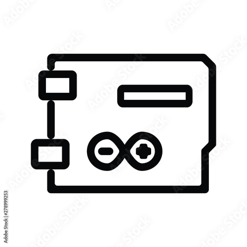 Basic vector arduino icon .
