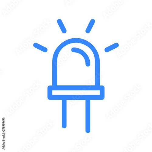 led diode light icon