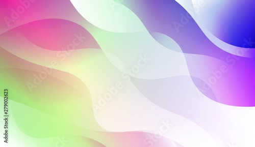 Hologram Gradient Geometric Wave Shape. Abstract background. For Template Cell Phone Backgrounds. Vector Illustration.