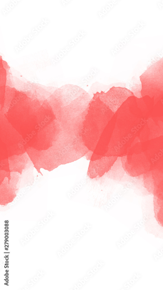 Red abstract image on white background