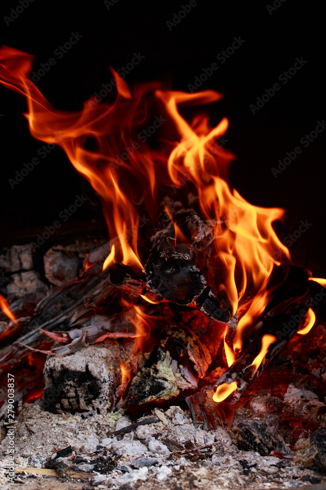 Fire flame from the fire Fire flame from the fire