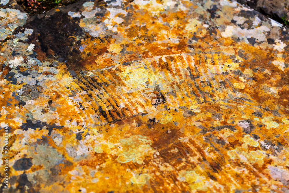 Rock painting. Gorny Altai, Russia Rock painting. Gorny Altai, Russia
